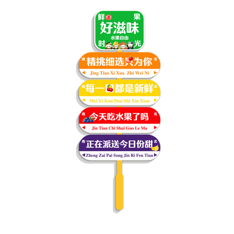 网红路标指示牌打卡拍照区布置小院露营风花墙面装饰吸引顾客神器,淘宝优惠券,粉丝福利购,淘宝优惠卷