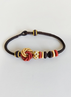 曼陀罗手绳手工精编可调节可定制