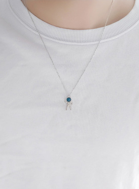 项链星空宇航员ins森系百搭男女