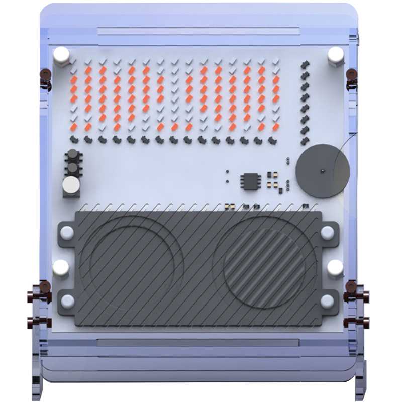 2024插线外接专用有线电脑音响台式家用透明智能音箱带屏幕低音炮 - 图3
