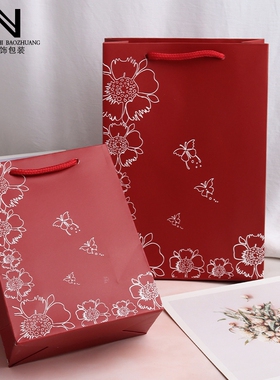 蝴蝶手提袋珠宝首饰收纳袋子