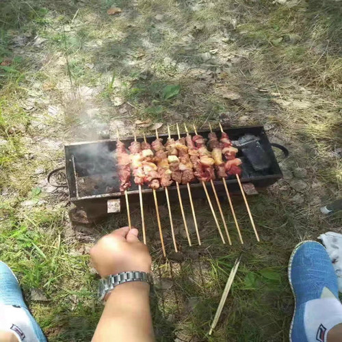碳烤炉家用方形烧烤锅大号烤肉炉烤肉店桌上烤炉商用韩式烧烤炉 - 图2