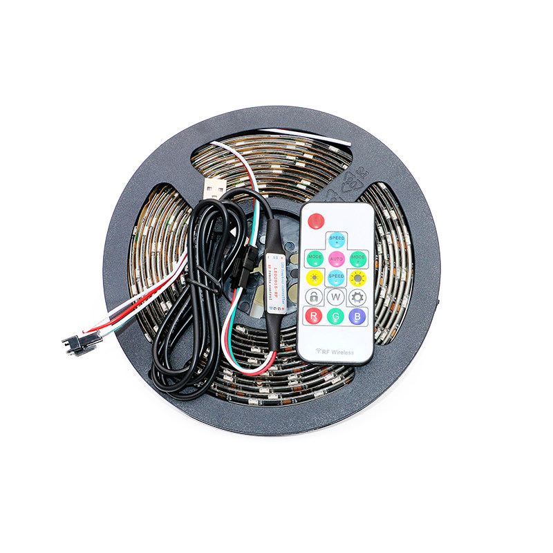 led灯带usb接口5v幻彩智能遥控变色跑马流水背景汽车装饰氛围灯条,淘宝优惠券,粉丝福利购,淘宝优惠卷