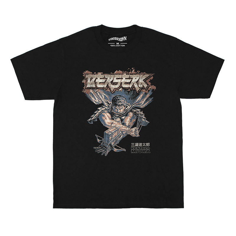 剑风传奇 T恤 烙印战士Berserk 动漫休闲圆领纯棉短袖 T-Shirt - 图3