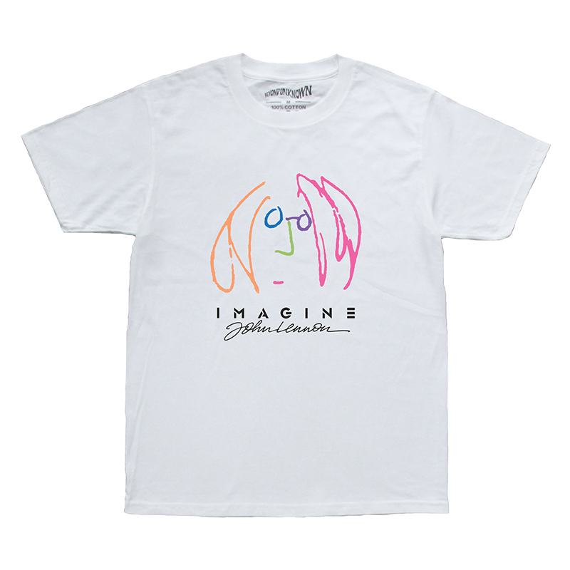 John Lennon T恤 约翰列侬的理想世界Beatles披头士短袖 T-Shirt - 图1