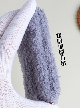 万绒文玩袋包便携盘珠核桃卡扣袋星月菩提紫檀猴头手串把玩收纳袋