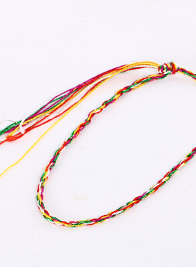 小礼物手工编织宝宝款五彩绳