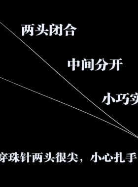 diy手串引线针配件工具水晶珠宝