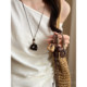 Summer retro long necklace 2026 new clavicle chain