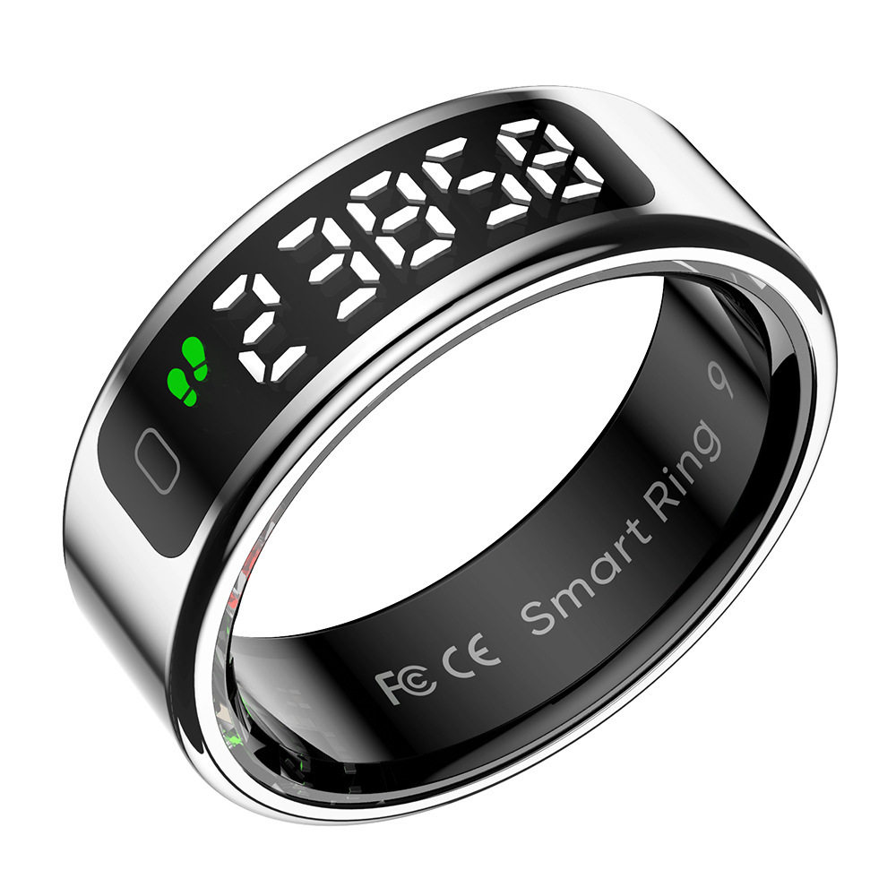 Cross-border R11X smart ring wireless charging heart rate blood oxygen sleep exercise body temperature information reminder smart touch