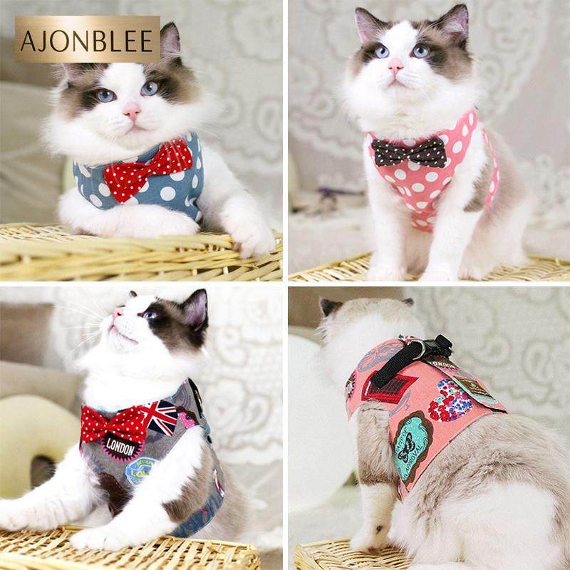 布偶猫牵引绳背心式胸背带防挣脱西部牛仔风绅士蝴蝶结猫咪栓猫绳,淘宝优惠券,粉丝福利购,淘宝优惠卷