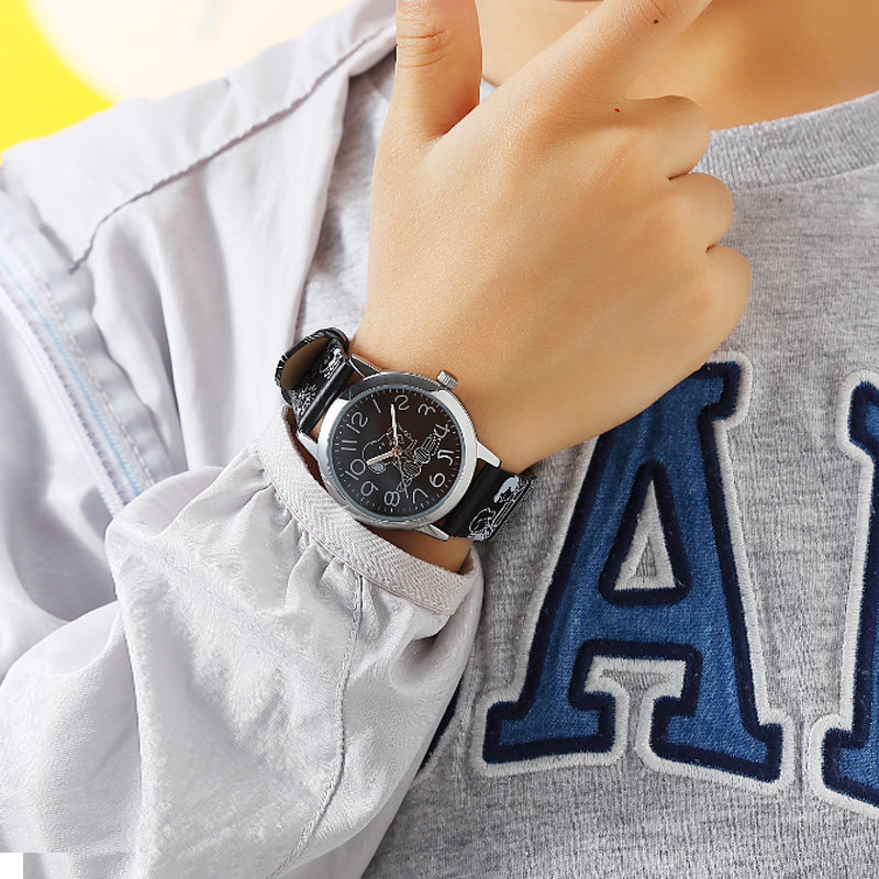 snoopy男女儿童防水皮带个性石英表 snoopy手表国产腕表