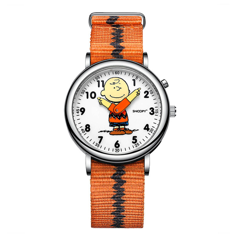 snoopy女简约气质复古卡通风男女表 snoopy手表国产腕表