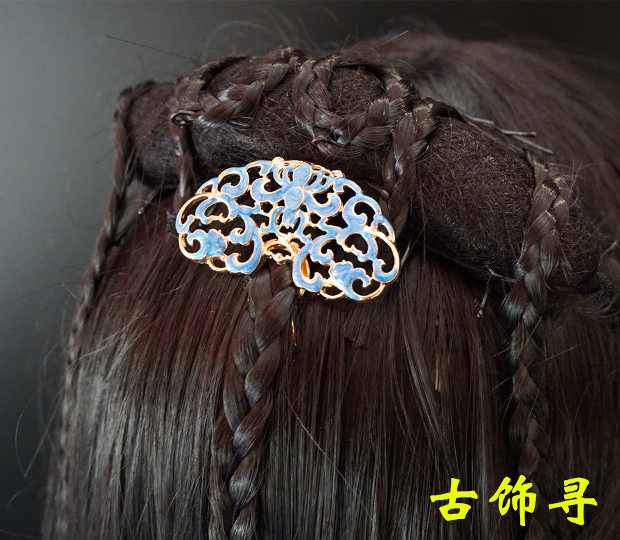 压鬓和掩鬓的区别,掩鬓簪怎么戴,压鬓簪是什么_大山谷图库