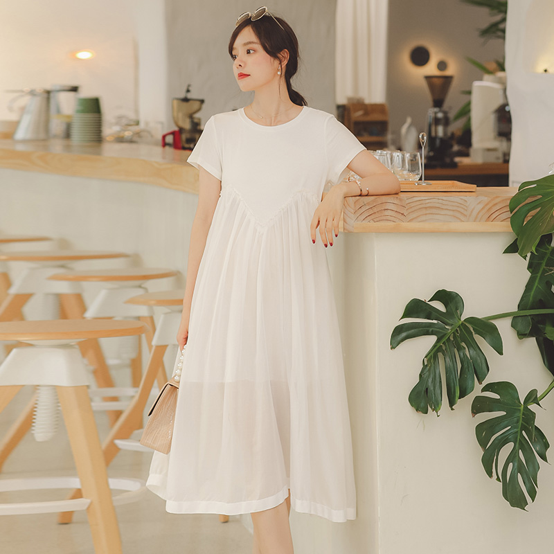 乔奥乔母婴专营店孕妇连衣裙仙女超仙孕妇装夏装夏天裙子夏季长款过膝娃娃长裙潮妈2