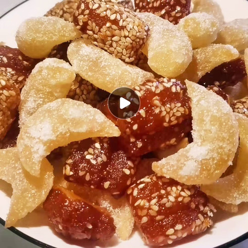 河南山东特产老式果子羊角蜜糖角蜜三刀传统糕点零食食品500克/袋 - 图2
