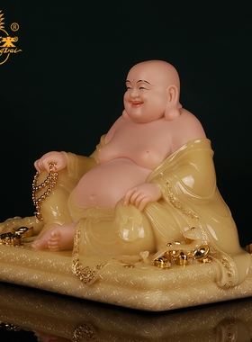 如意人生弥勒佛菩萨汉白玉佛像
