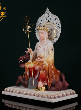 金旺来谛听地藏王菩萨汉白玉佛像