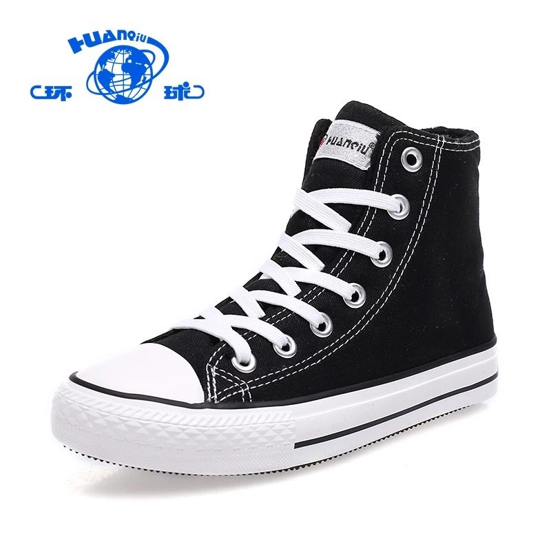 环球秋冬大码男鞋子冬季加绒帆布鞋高帮45加厚46保暖学生韩版棉鞋,淘宝优惠券,粉丝福利购,淘宝优惠卷