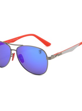 Ferrar法拉利眼镜男士飞行员太阳镜女DFS免税店正品偏光镜RB8313M