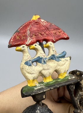 老物件欧洲西洋回流19世纪古董钟铃铛门铃怀旧装饰品