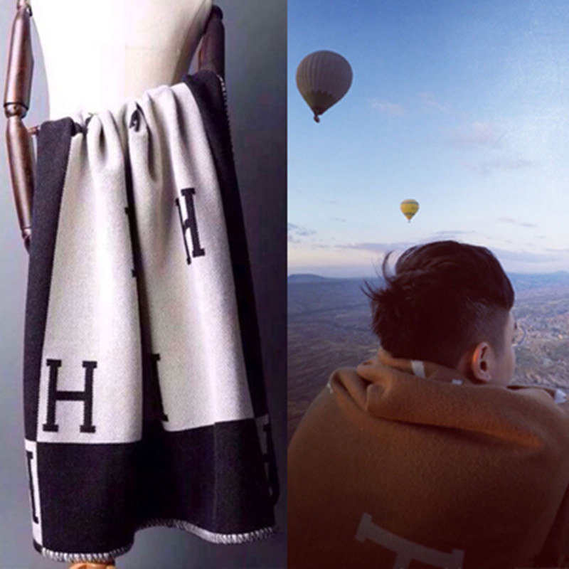 旅行披肩加厚超大h披风斗篷保暖百搭秋冬季披肩围巾女两用空调房,淘宝优惠券,粉丝福利购,淘宝优惠卷