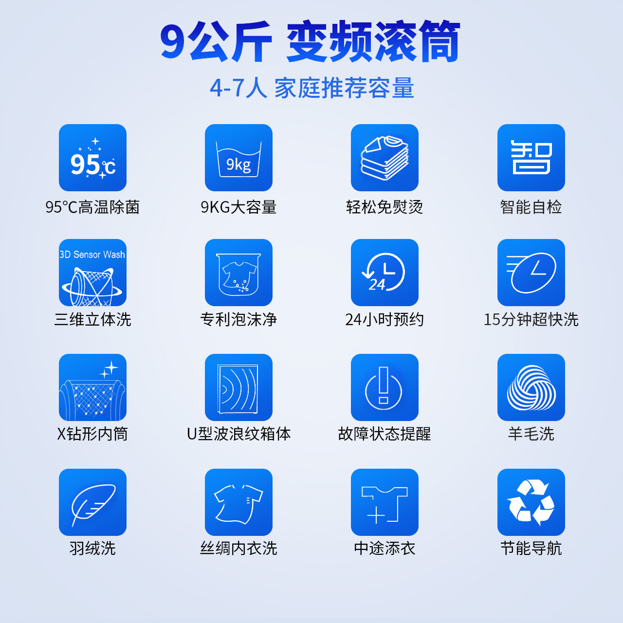 panasonic /松下变频静音洗衣机 舒允电器洗衣机