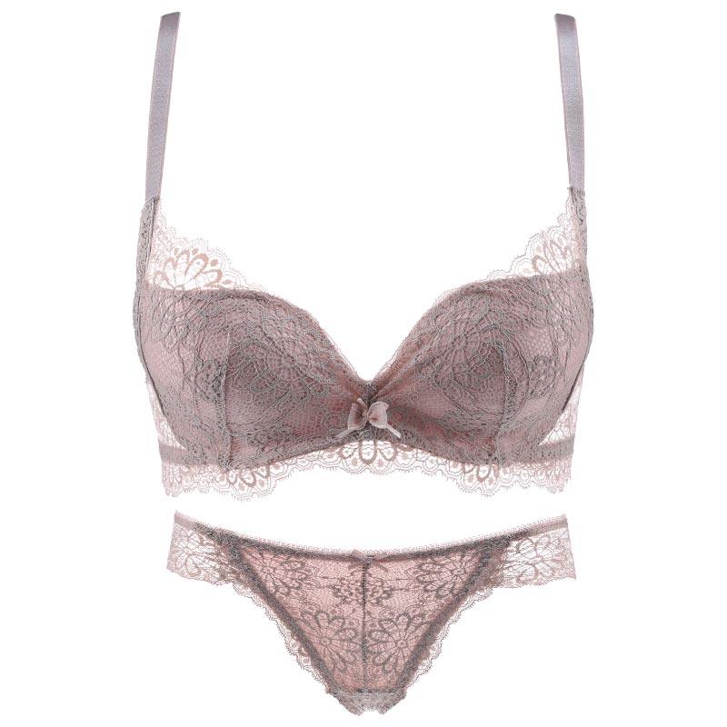 女小胸无钢圈调整型上托收副乳胸罩 莉妃文胸