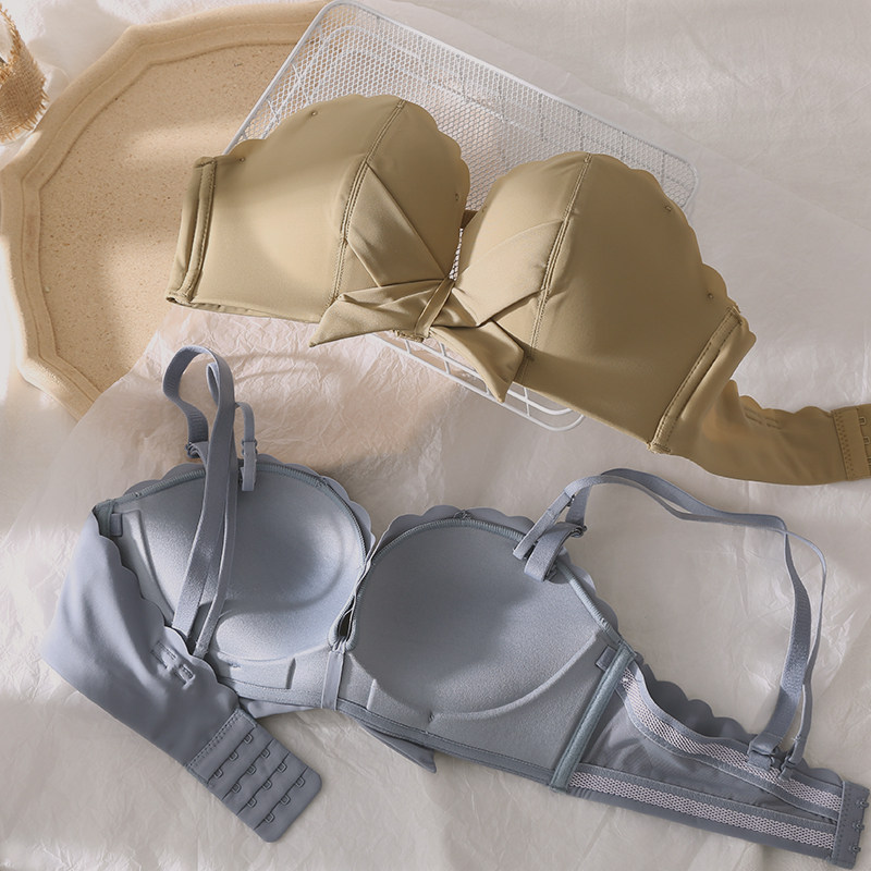 肩带防滑无钢圈薄款调整型隐形内衣 莉妃文胸