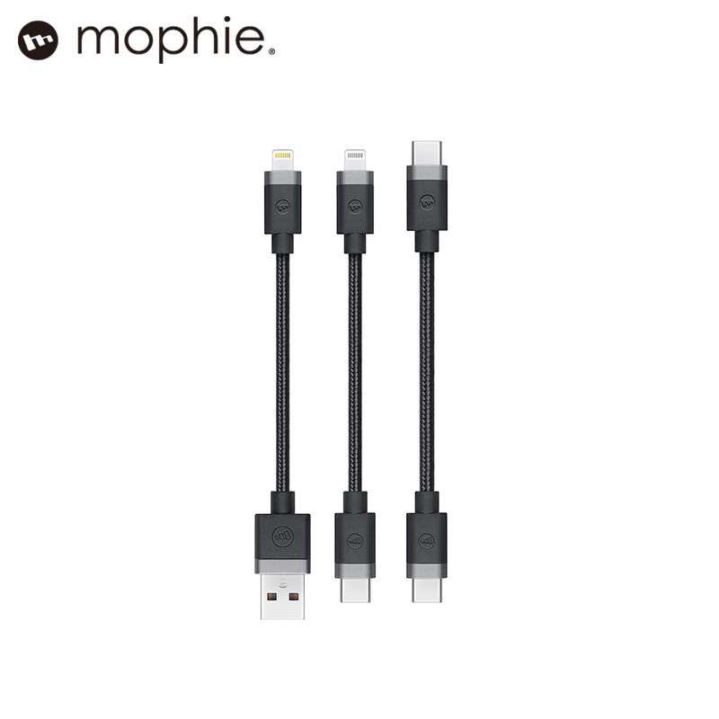 mophie数据线18W套装TypeC转Lightning转USB- A口适用于苹果15Pro13max14plus-图0