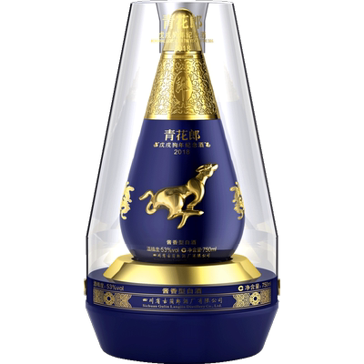 [2018狗年生肖酒]郎酒青花郎2018戊戌狗年纪念酒53度酱香型750mL