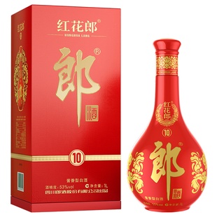 475！红花郎·10酱香53度1L+普郎200ml