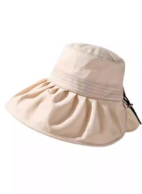 太阳帽高品质女士防晒帽渔夫帽潮