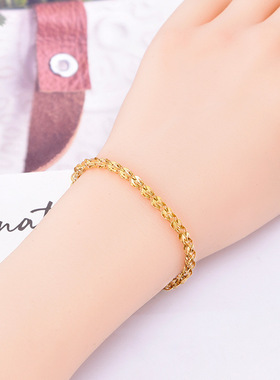 2026新款手链女多款时尚桃心玲珑幸运草花朵手链跨境凤尾手饰手串