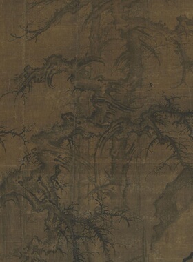 许道宁乔木图郭熙寒林图山水画