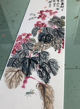 齐白石秋虫集会写意昆虫
