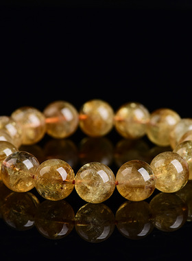 月屿黄水晶天然黄阿赛手链阿赛斯特莱黄水晶阿塞黄色水晶手串批发