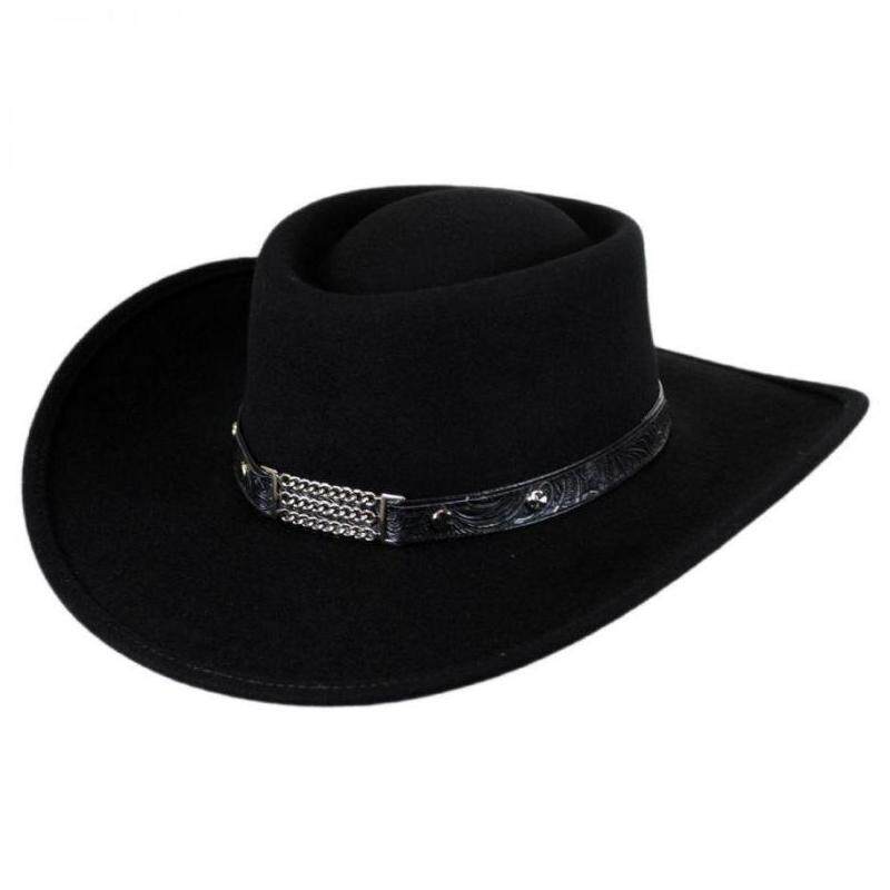 bailey of hollywood男士礼帽毛毡帽宽檐帽百搭纯羊毛正品130151