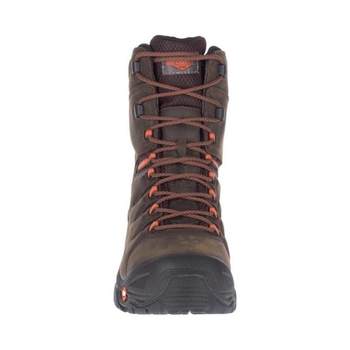 ເກີບຜູ້ຊາຍ Merrell / Merrell ເກີບບາດເຈັບແລະກາງແຈ້ງ lace-up ຕ່ໍາສີ - ຕັນ toe ມົນ splicing ຂອງແທ້ 47455M