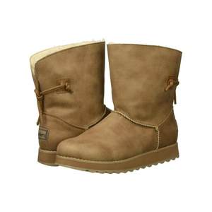 Skechers/斯凯奇女士雪地靴平跟轻便中筒圆头美国直邮9106207M