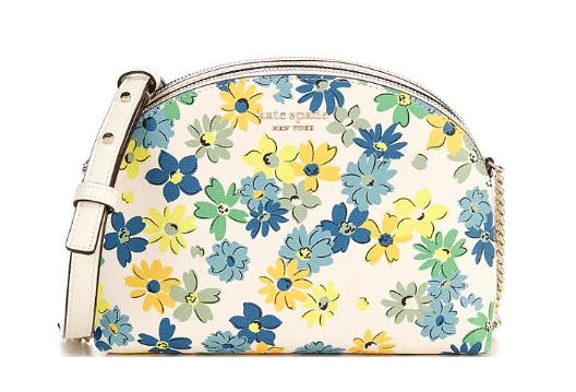 kate spade金属链印花皮质贝壳包 axonus海外女士包袋