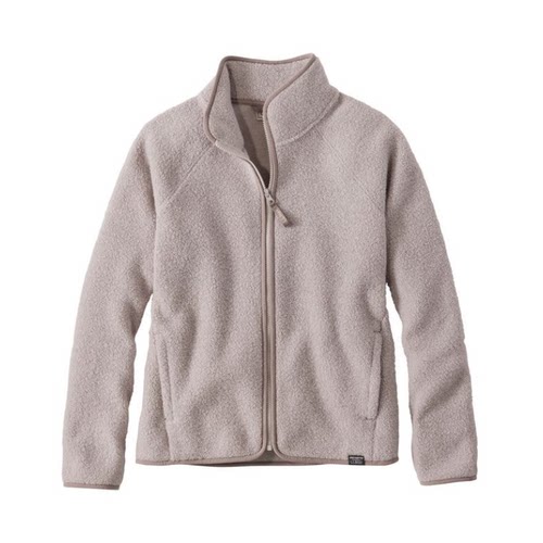 L.L. Bean宾恩女外套羊毛夹克全拉链立领秋冬季保暖加绒加厚美版 - 图0