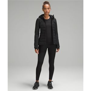 Lululemon露露乐蒙女子外套夹克衫棉服连帽瑜伽服修身春秋LW4CA7S