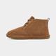 Ugg warm short-leg lace-up suede genuine cotton boots