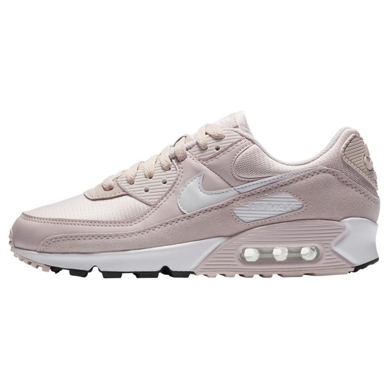 Nike/耐克女跑步鞋AirMax90低帮气垫底樱花粉少女店长推荐207325 - 图1