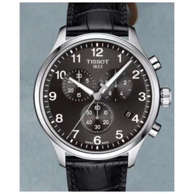 天梭男tissot瑞士皮带不锈钢运动 axonus海外瑞士腕表