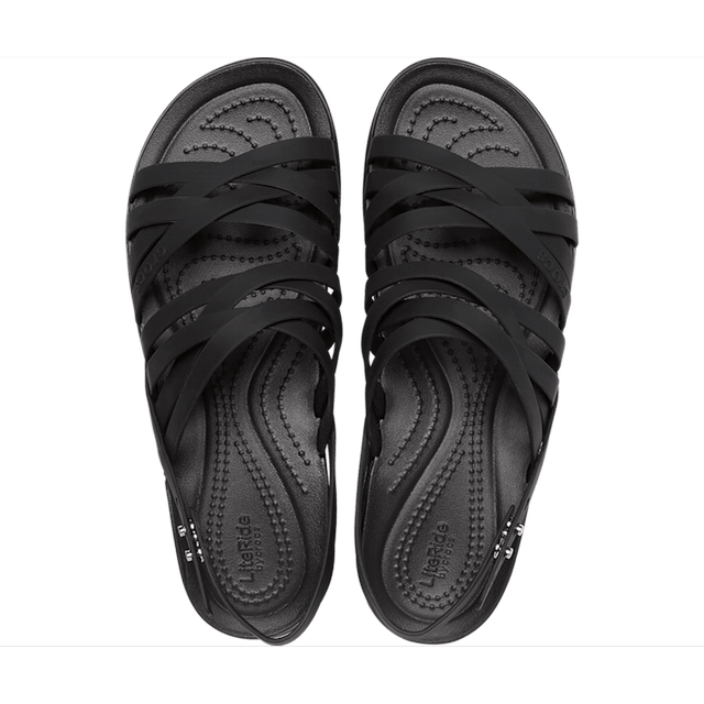 Crocs Women's Cross Strap Wedge Shoes