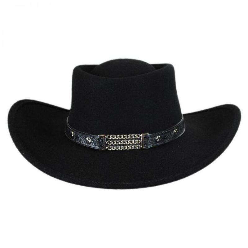 bailey of hollywood男士礼帽毛毡帽宽檐帽百搭纯羊毛正品130151