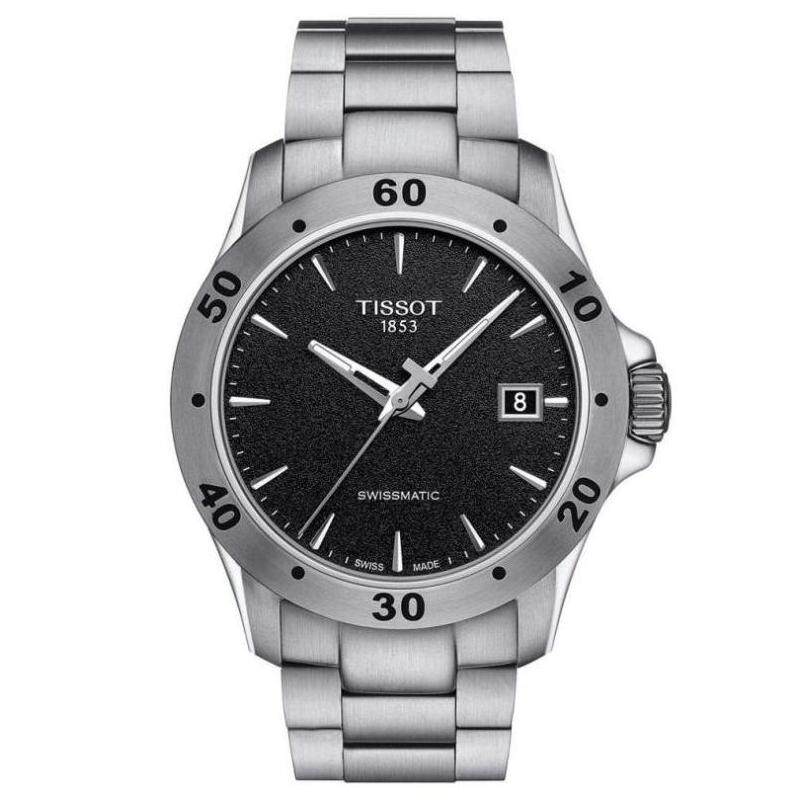 天梭男tissot瑞士钢带运动机械表 axonus海外瑞士腕表