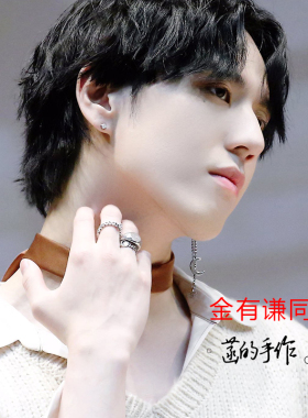 月亮长款显脸瘦钛钢耳圈